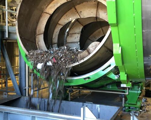 Juno clave extracts recyclable materials from municipal waste